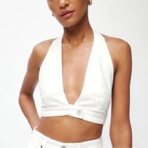 Reformation Jean halter crop